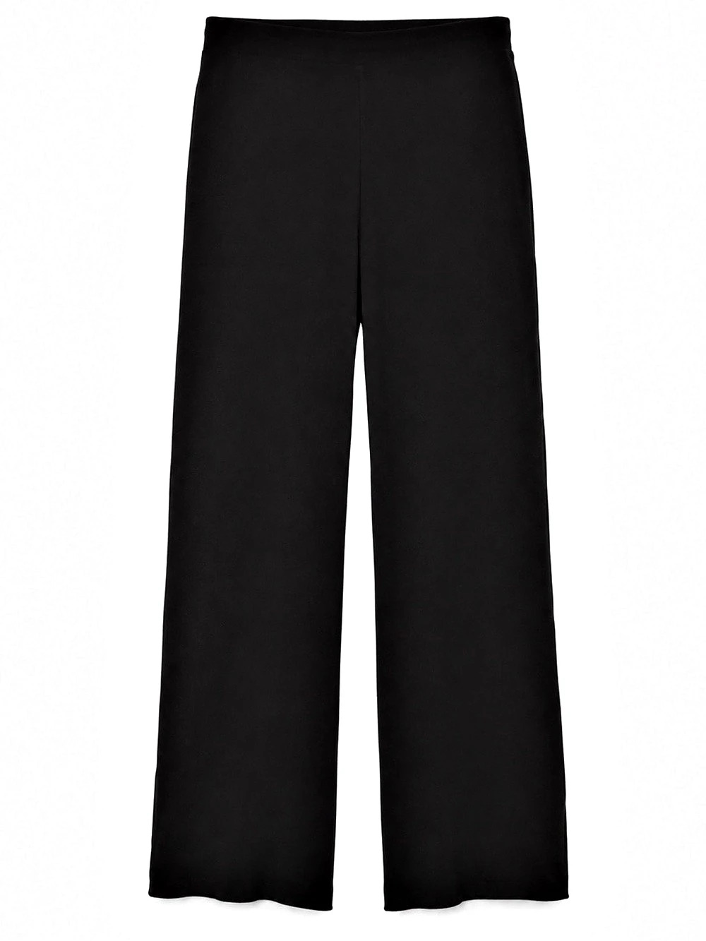 Aritzia HomeStretch Rib Kickback Pant Wide Leg Pants Black XS